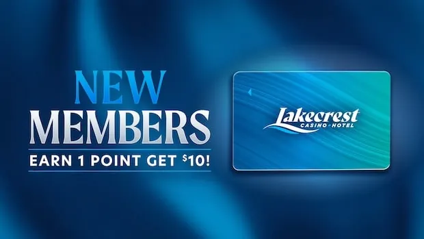 New Members: Earn 1 point get $10.