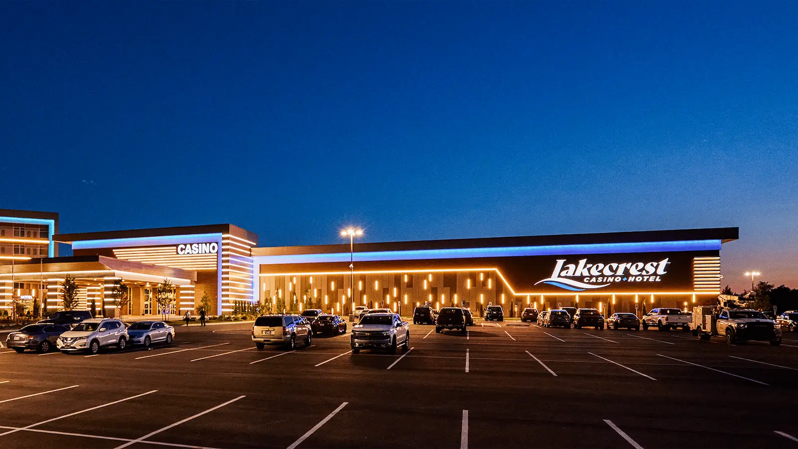 Lakecrest casino viewed from RV Park.