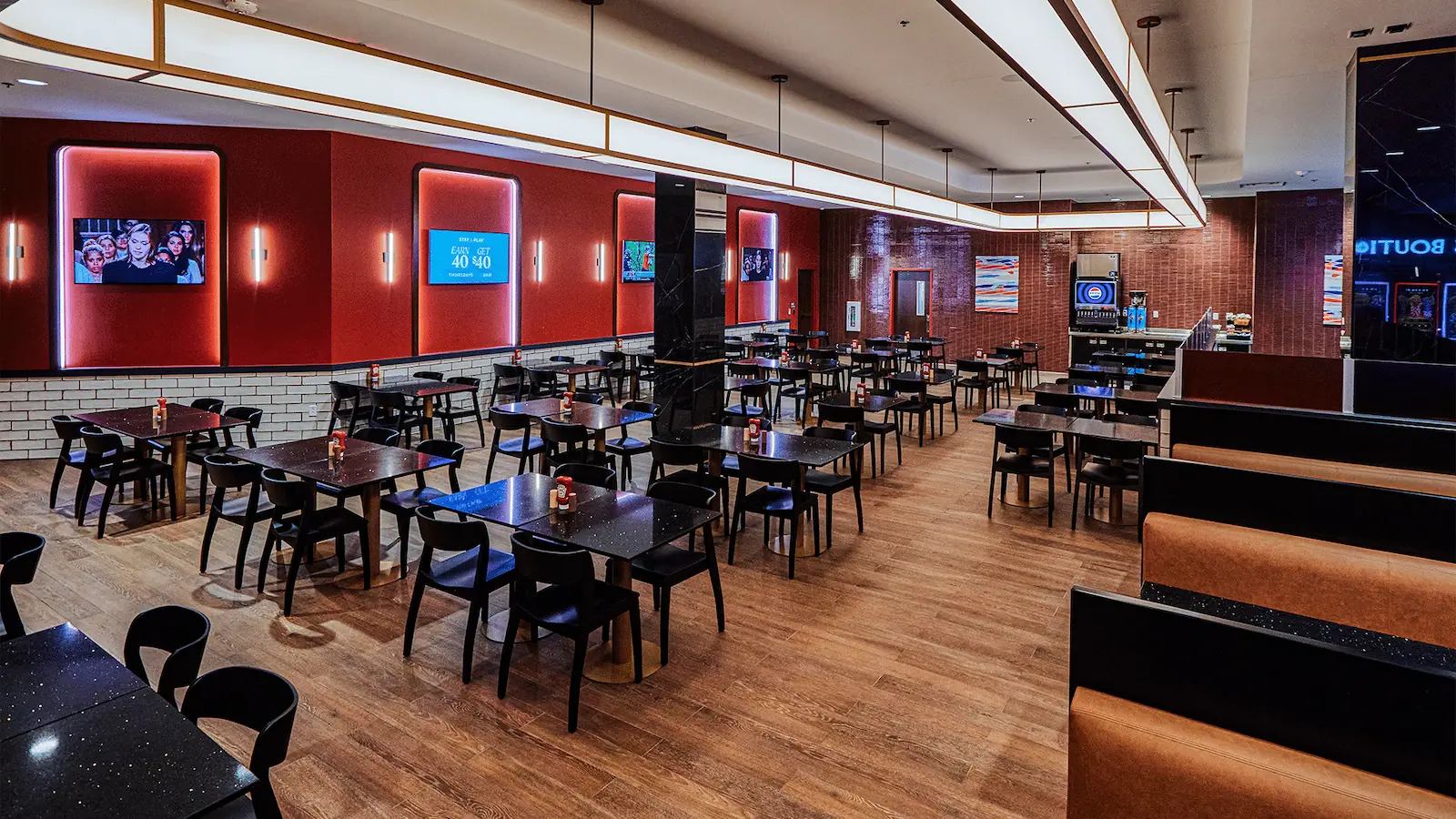 Inside the Lakeside Grill.